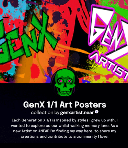 GenX 1 of 1 NFT Collection Paras
